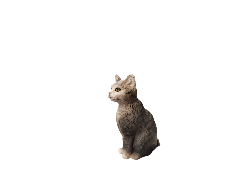SEE11871 Schleich Bauernhoftiere graue Katze 1