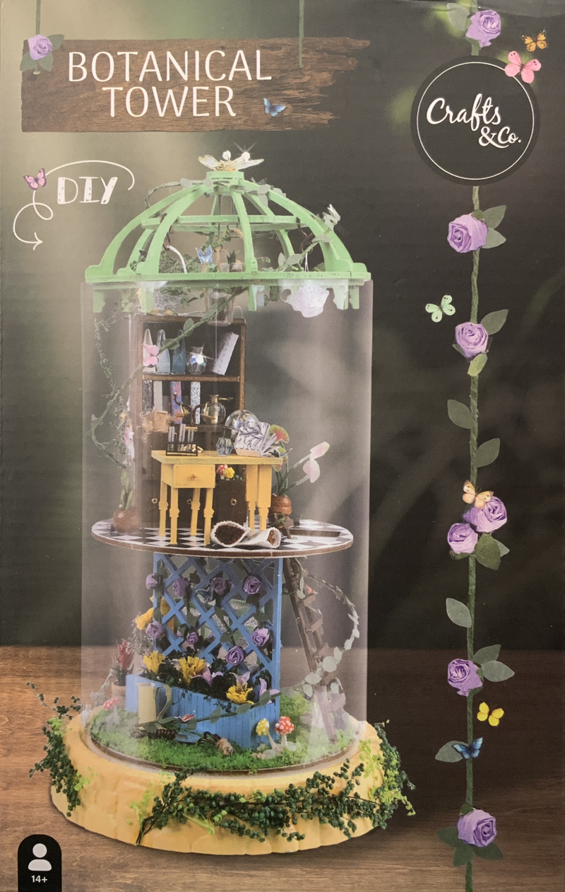 Diorama Botanischer Kuppel Turm Diorama Botanischer Kuppel Turm