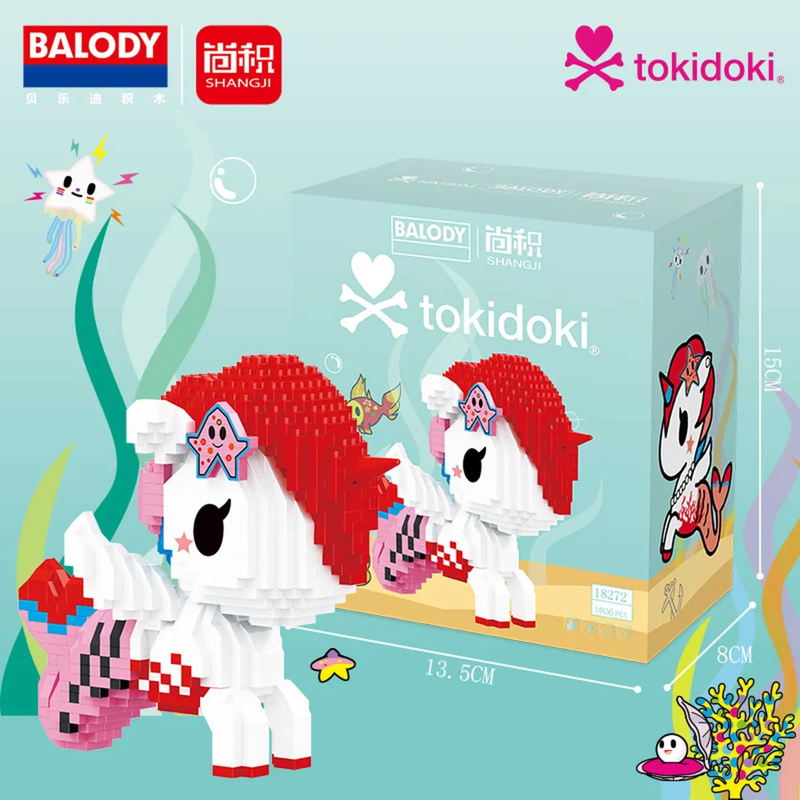 SEE11664 B-18272 - Meerjungfrau Einhorn _Balody_ Artikelnummer_ B-18272 1