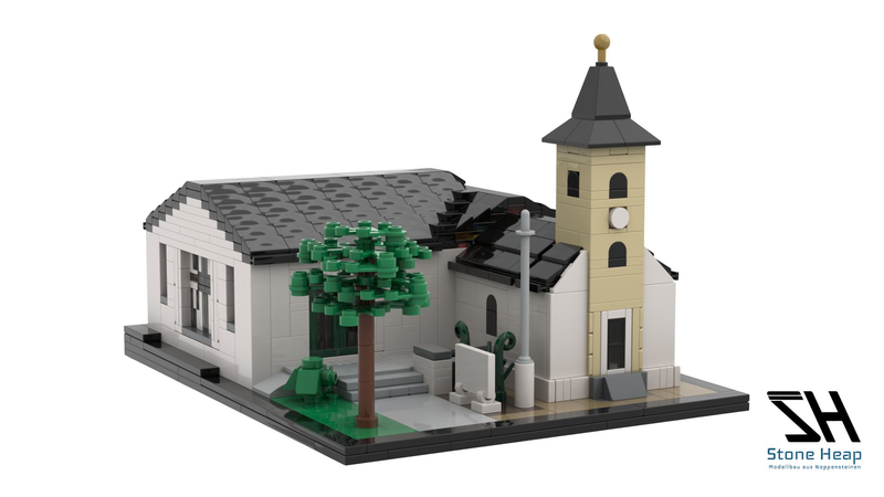 Kleine Dorfkirche aus Klemmbausteinen für deine Stadt Kleine Dorfkirche aus Klemmbausteinen für deine Stadt