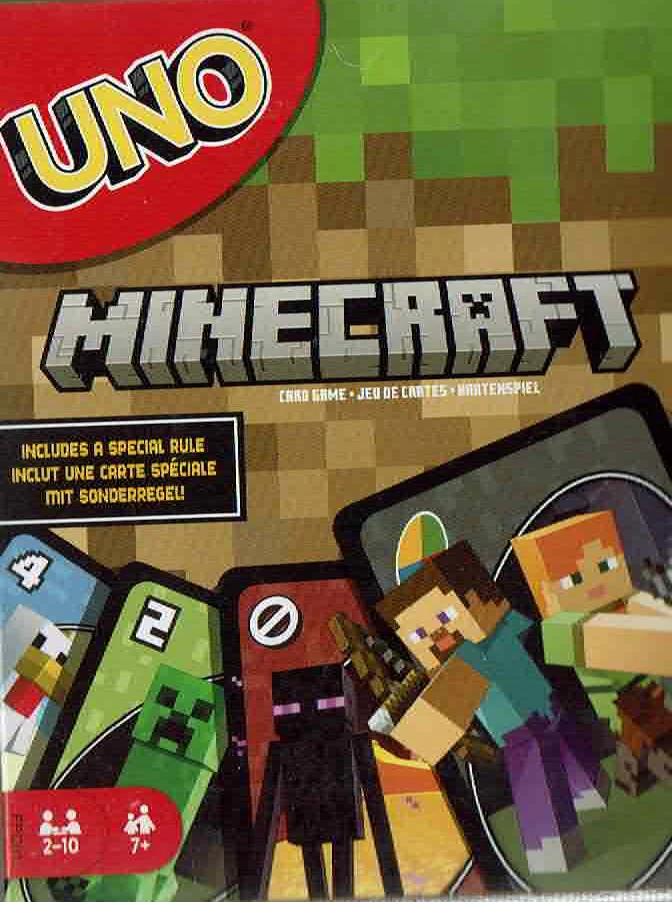 Kartenspiel Uno Minecraft