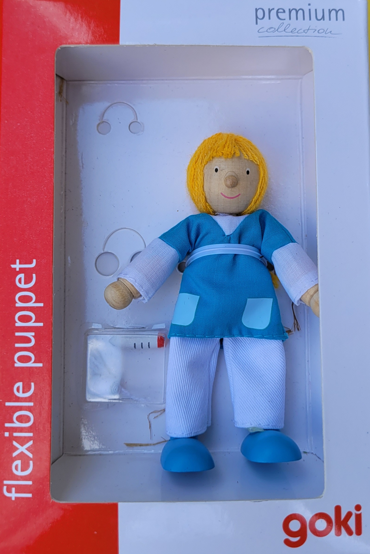 SEE11822 Goki Biegepueppchen Krankenschwester 1