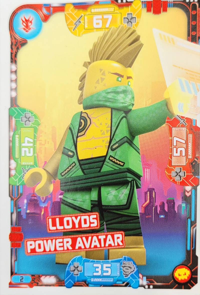 Lego Ninjago Trading Card -Lloyds Power Avatar- 2- Serie 5 next level Lego Ninjago Trading Card -Lloyds Power Avatar- 2- Serie 5 next level