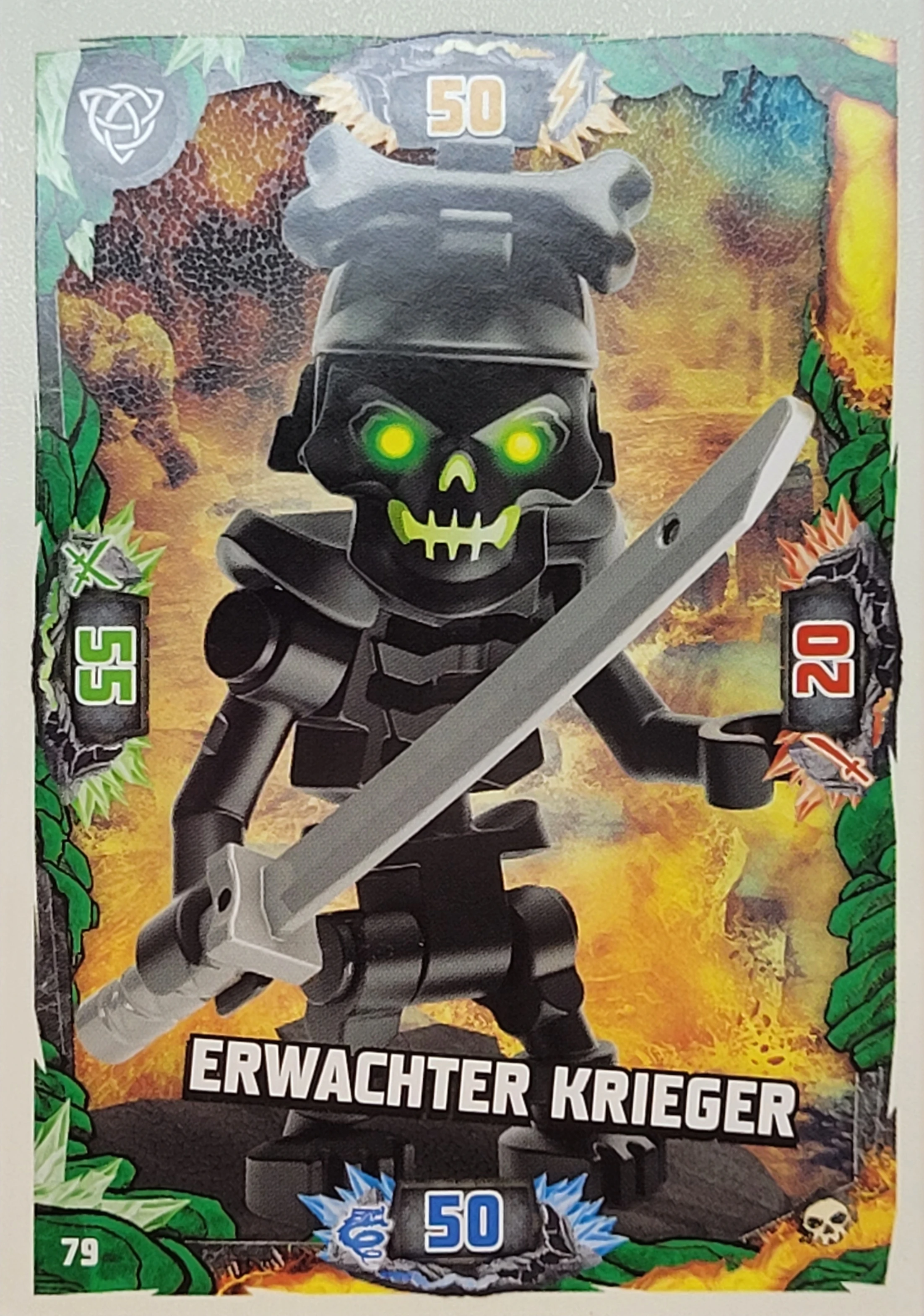 Lego Ninjago Trading Card Kartenspiel Erwachter Krieger - 79 - Serie 6