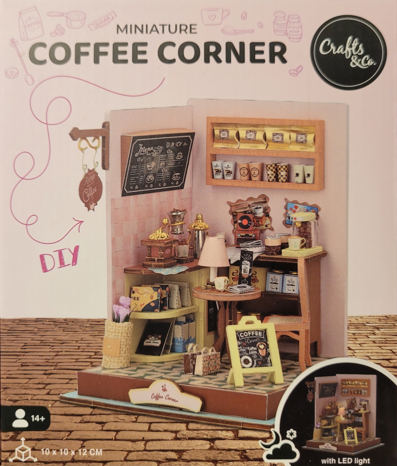 SEE11626 Diorama Miniature Kaffee Ecke - Coffee Corner 1