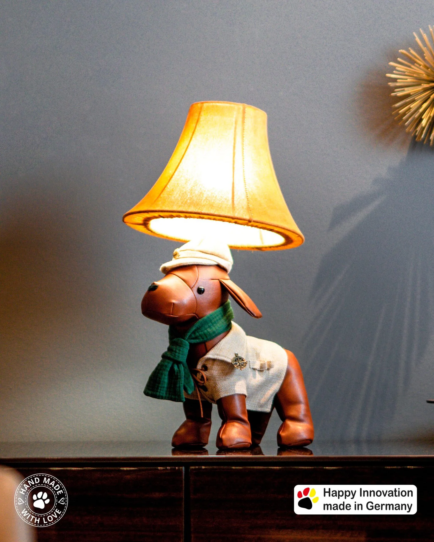 Spike der Jagdhund Lampe