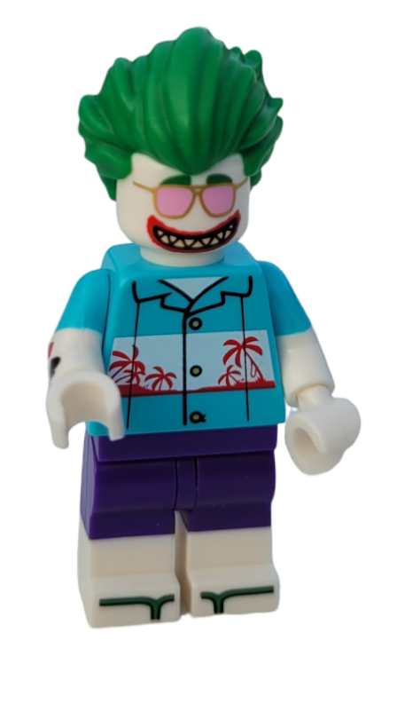 Lego Minifigur Vacation The Joker, The LEGO Batman Movie, Series 2, coltlbm31 Lego Minifigur Vacation The Joker, The LEGO Batman Movie, Series 2, coltlbm31