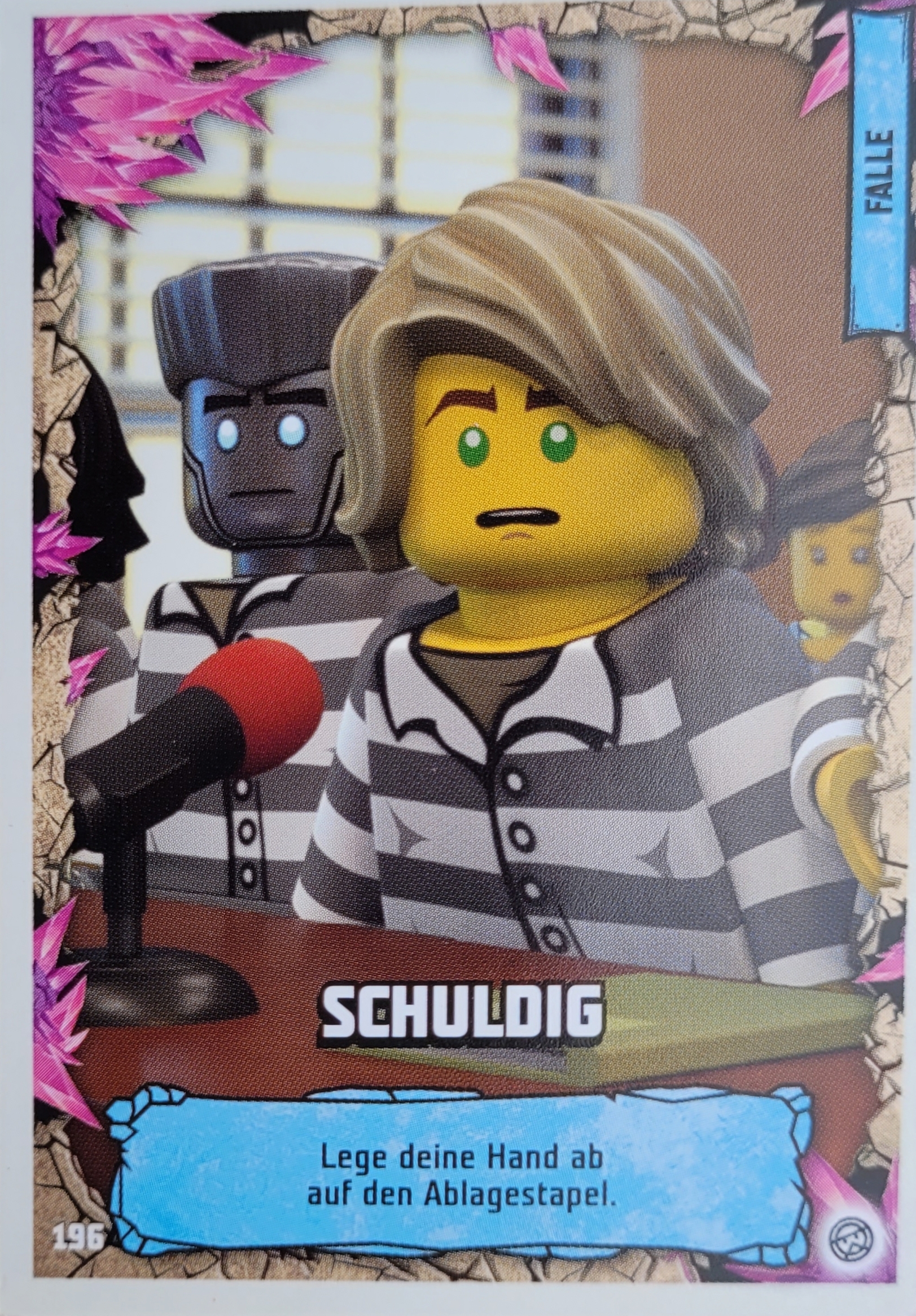 Lego Ninjago Trading Card -  Schuldig - 196 - Serie 8