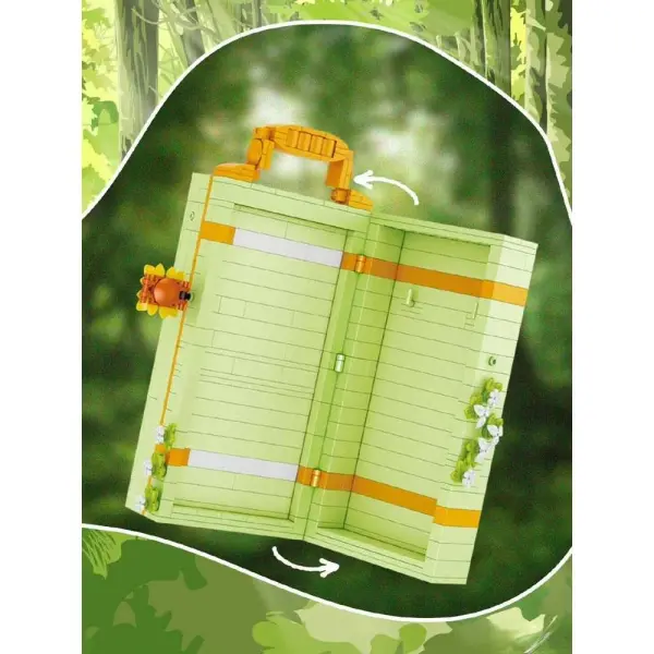 SEE11566 LOZ 1933 Schmuckkaestchen mit Sonnenblumen 1