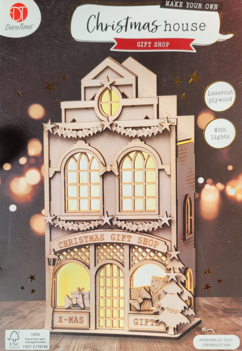 SEE10297 Weihnachtshaeuser Geschenkelade und Hotel DIY 1