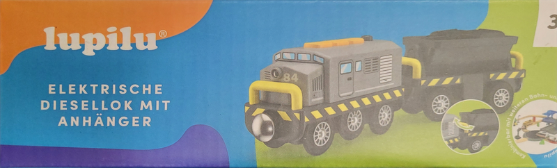 SEE11550 Diesellok mit Anhaenger fuer die Holzeisenbahn 1