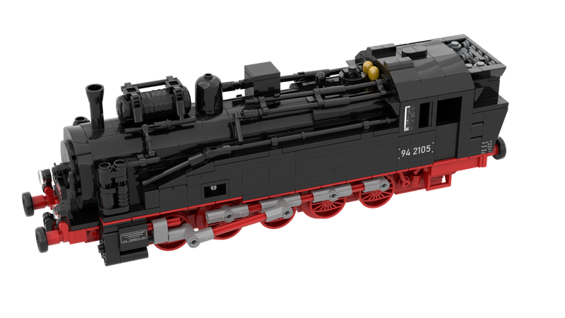 Dieses Klemmbausteinmodel der BR 94 ist eine schöne Dampflok für deine Stadt