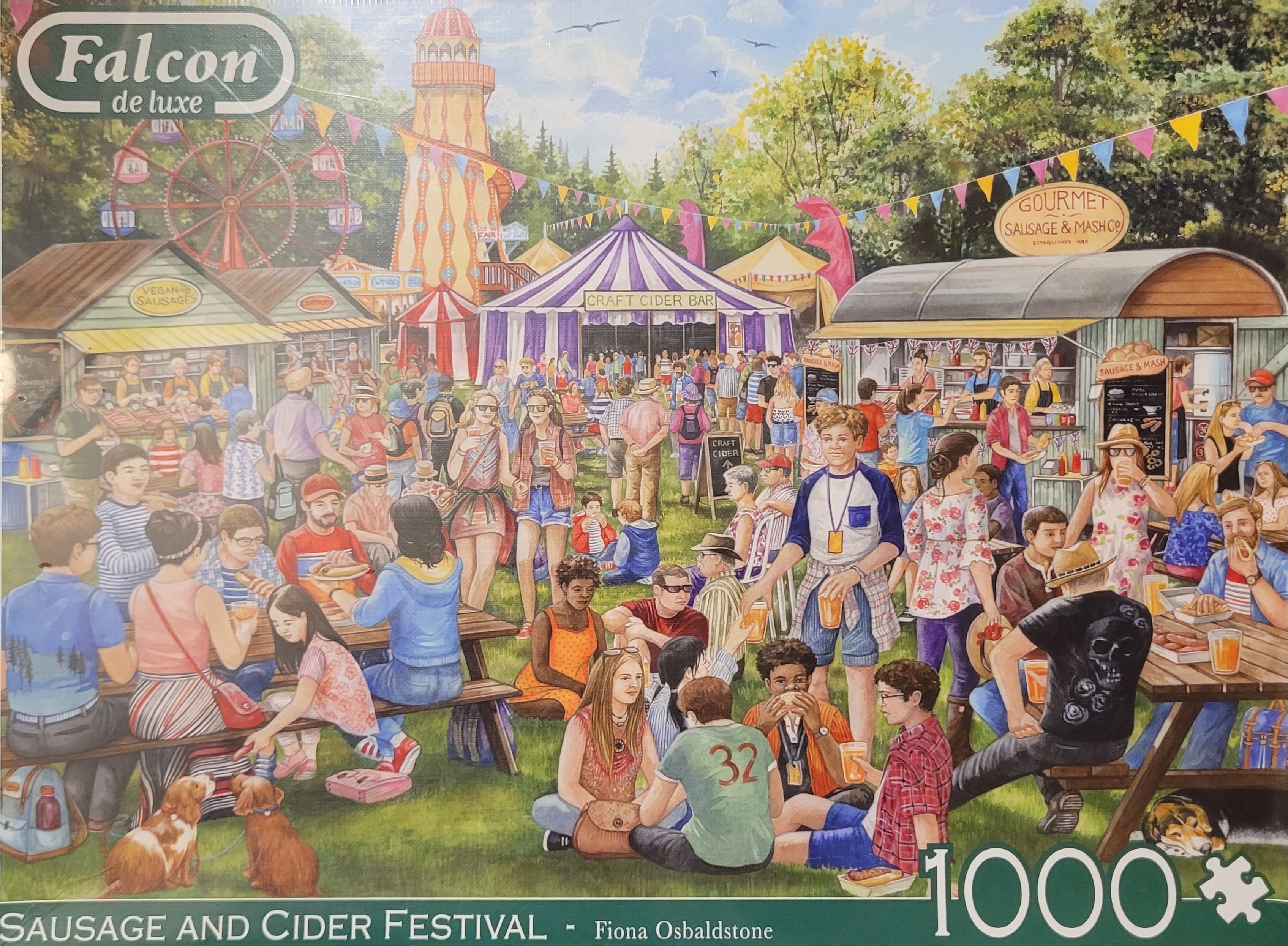 Puzzle Sausage and Cider Festivalv1000 Teile Falcon de luxe 