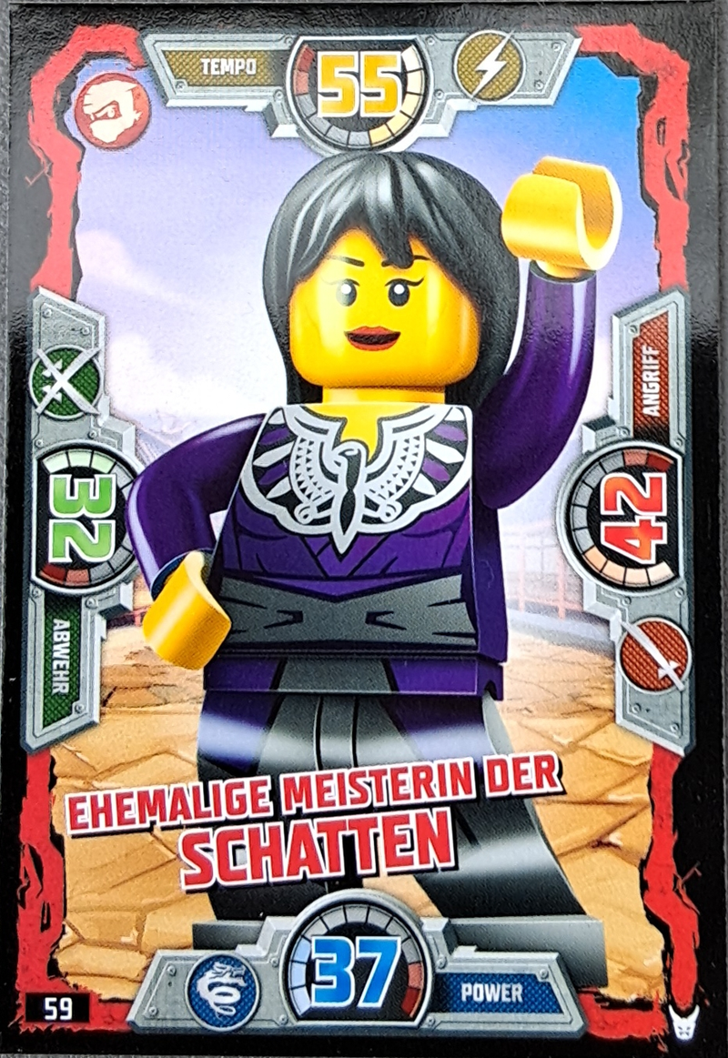 SEE11227_Lego Ninjago Trading Card - Ehmalige Meisterin der Schatten 59- Serie 3_1 SEE11227_Lego Ninjago Trading Card - Ehmalige Meisterin der Schatten 59- Serie 3_1