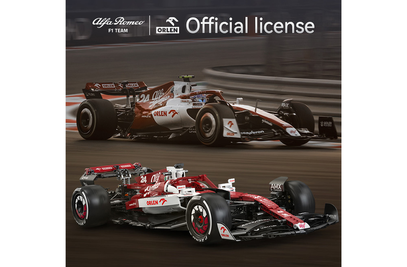 SEE11557 CaDA Alfa Romeo Racing 1_8 01 Klemmbausteinset