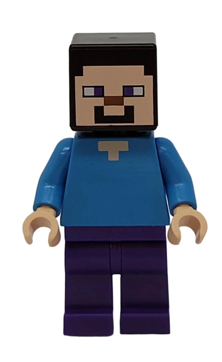 Minicraft Steve Lego Minifigur min009 Minicraft Steve Lego Minifigur min009