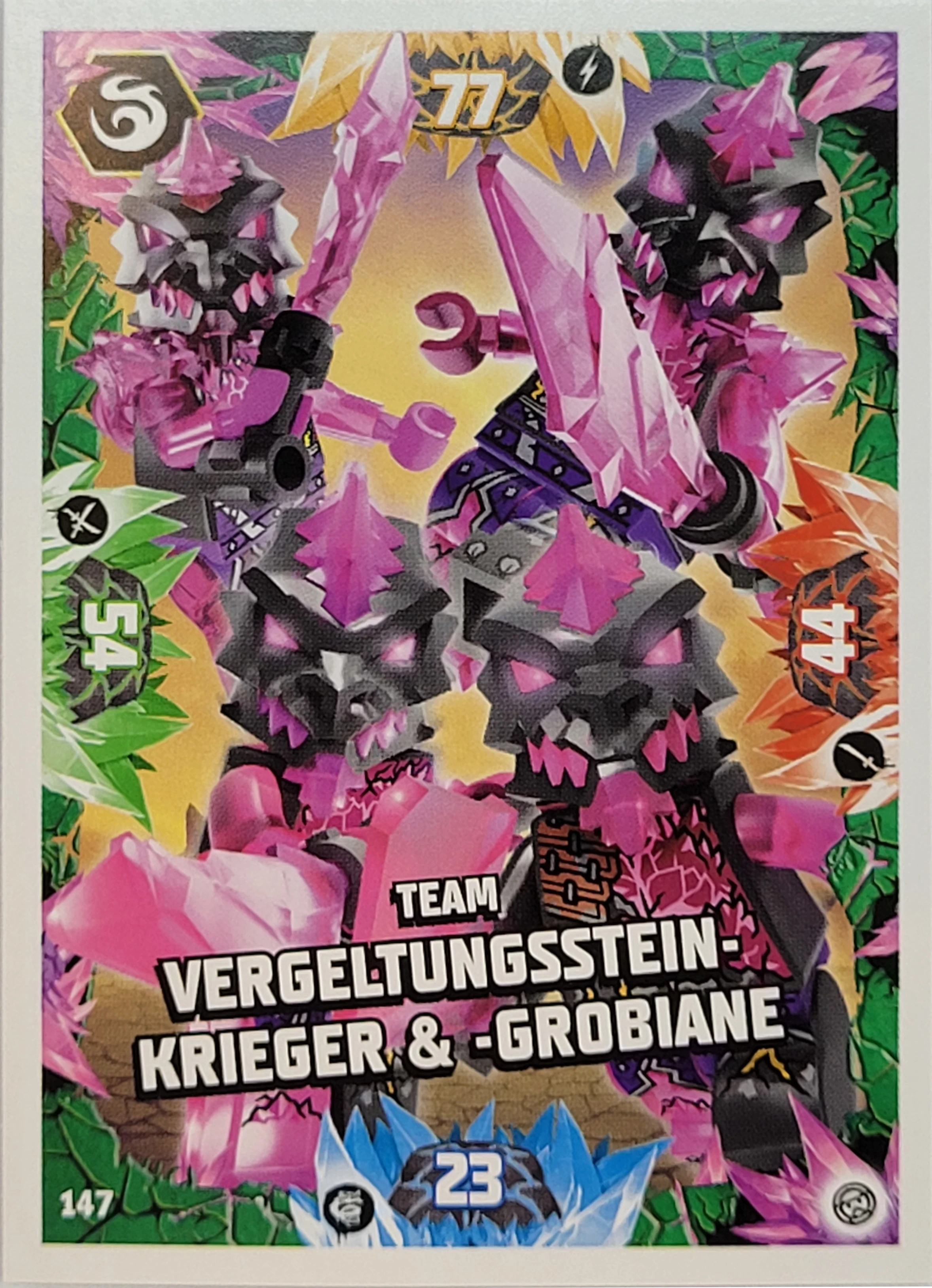 Lego Ninjago Trading Card Kartenspiel Vergeltungsstein- 147 - Serie 8