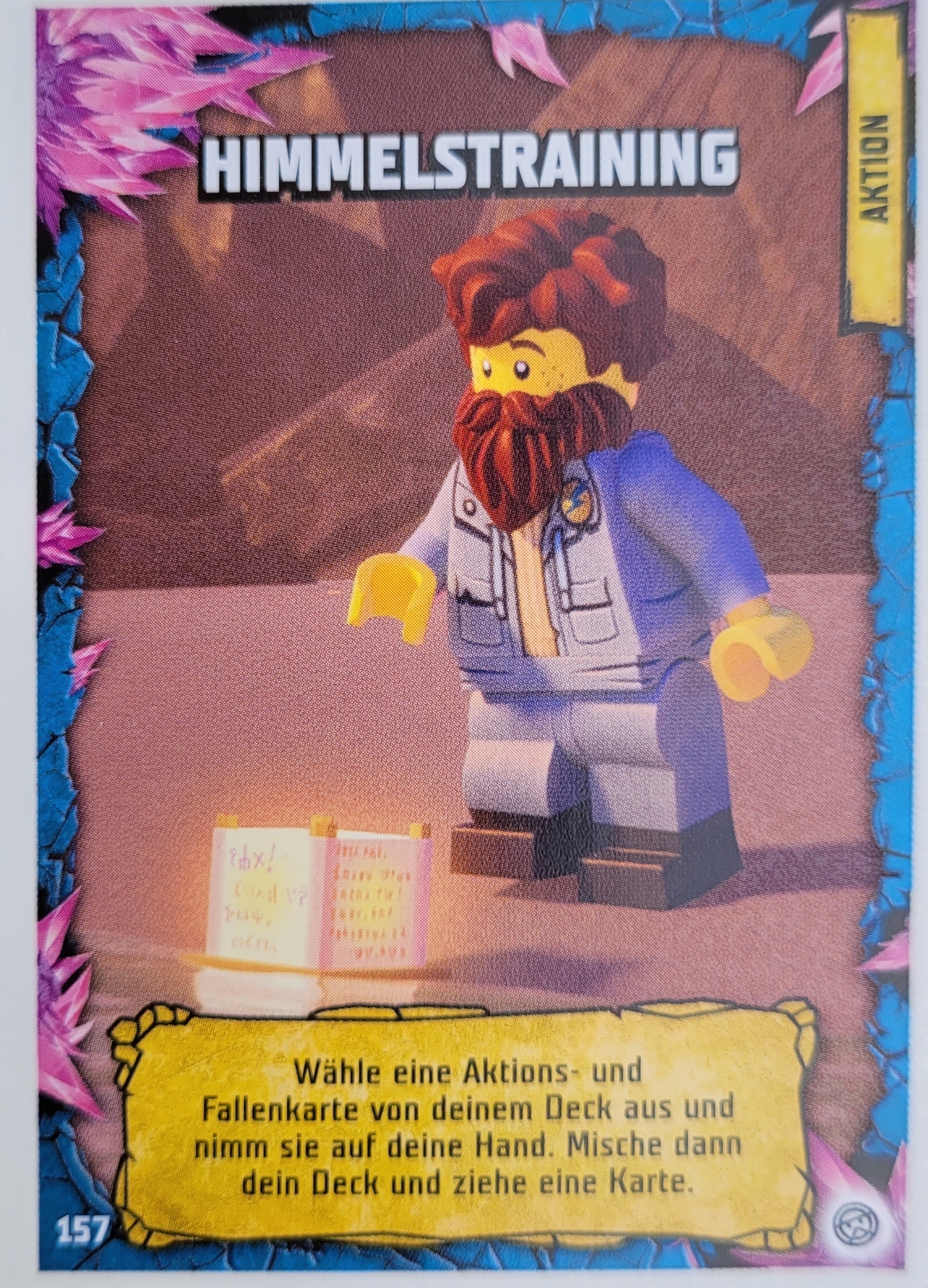 Lego Ninjago Trading Card -  Himmelstraining - 157 - Serie 8