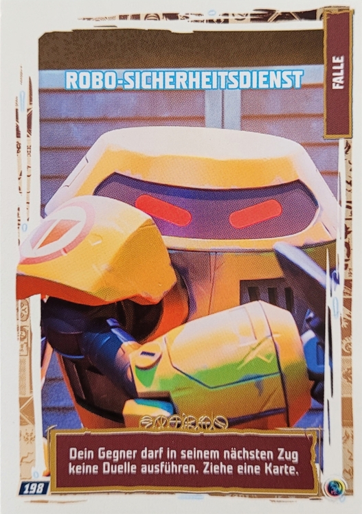 Lego Ninjago Trading Card Robo Sicherheitsdienst- 198 - Serie 9 