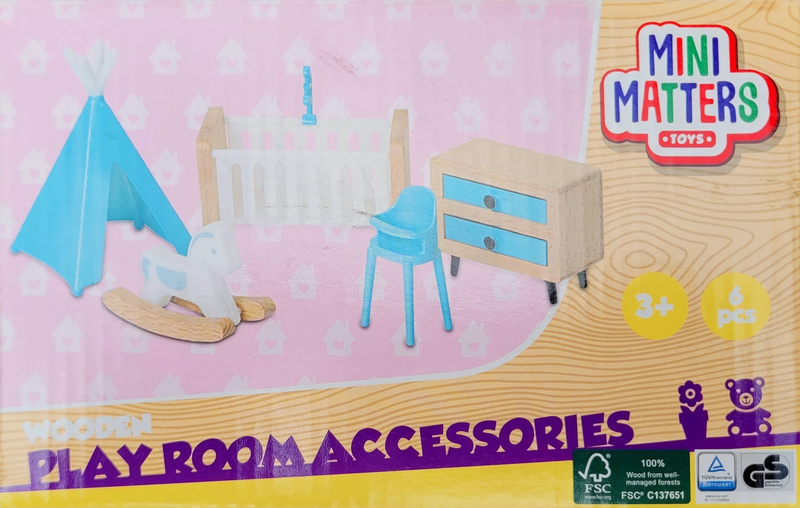 SEE11840 Puppenhaus Moebel von Mini Matters Kinderzimmer 1