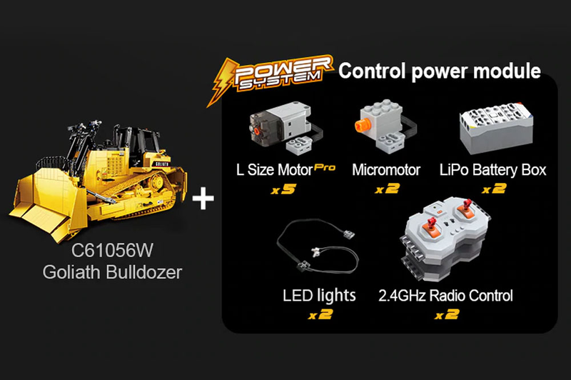 SEE11602 CaDA Goliath Bulldozer 1_16 C61056W 01