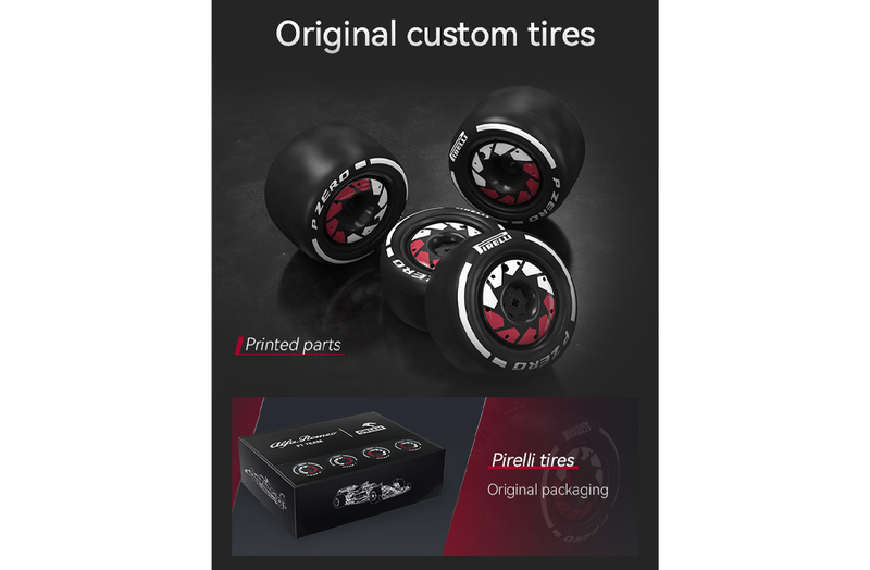 SEE11557 CaDA Alfa Romeo Racing 1_8 01 Klemmbausteinset