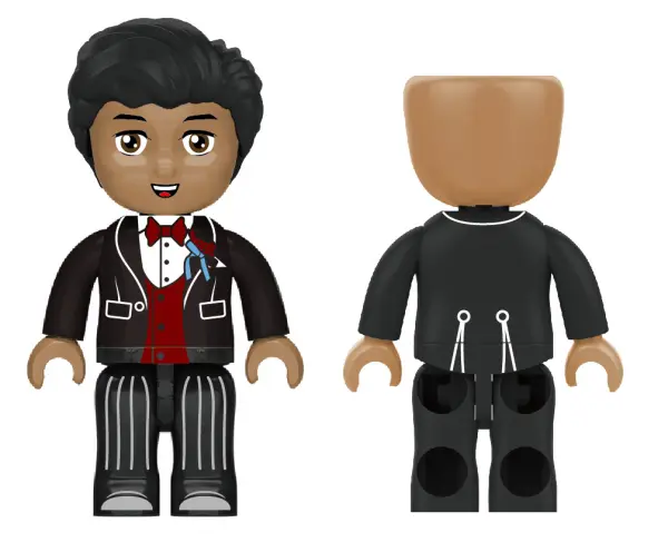 SEE11570 1 Kiddicraft KC1407 KIDDIZ Figuren-Pack_ Hochzeit