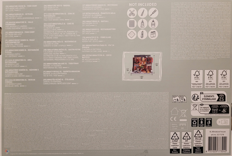 SEE11667 Diorama Xl Food Court 1