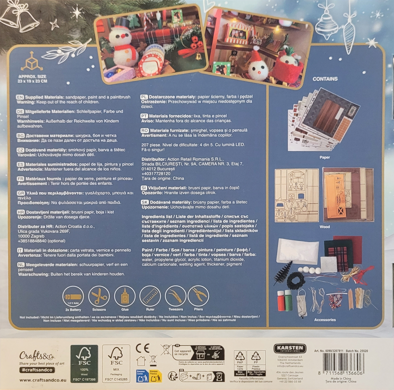 SEE11639 Diorama Weihnachtsmarkt Stand - Festive finds 1